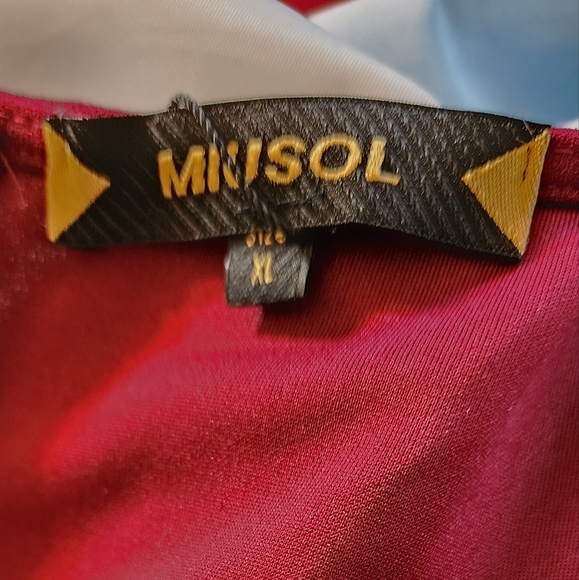 Miusol Elegant Red Evening Dress - Size XL - NWT - Picture 4 of 4